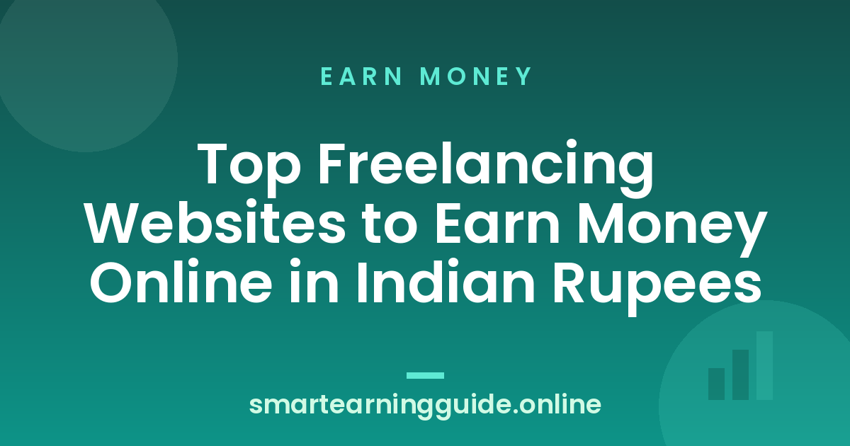 Top Freelancing Websites to Earn Money Online in Indian Rupees